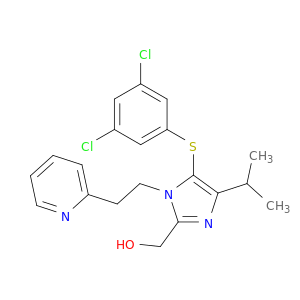 {5-[(3,5-dichlorophenyl)sulfanyl]-4-(1-methylethyl)-1-(2-pyridin-2-ylethyl)-1h-imidazol-2-yl}methanol