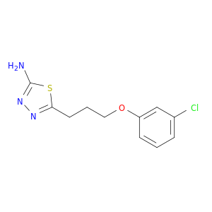 1,3,4-Thiadiazol-2-amine, 5-[3-(3-chlorophenoxy)propyl]-
