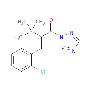 1-Butanone,2-[(2-chlorophenyl)methyl]-3,3-dimethyl-1-(1H-1,2,4-triazol-1-yl)-