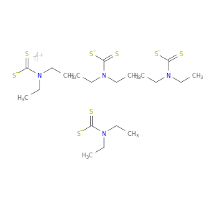 Titanium,tetrakis(diethylcarbamodithioato-S,S')- (9CI)