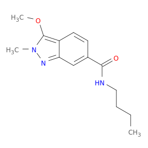 2H-Indazole-6-carboxamide, N-butyl-3-methoxy-2-methyl-