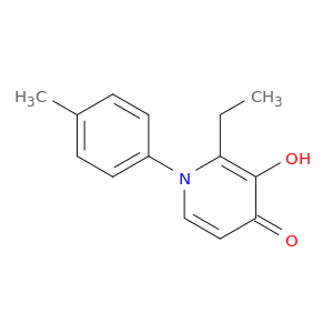 4(1H)-Pyridinone, 2-ethyl-3-hydroxy-1-(4-methylphenyl)-