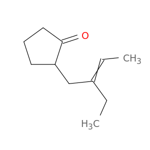Cyclopentanone, 2-(2-ethyl-2-butenyl)-