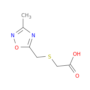 {[(3-METHYL-1,2,4-OXADIAZOL-5-YL)METHYL]THIO}ACETIC ACID