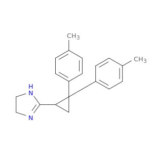 1H-Imidazole, 2-[2,2-bis(4-methylphenyl)cyclopropyl]-4,5-dihydro-