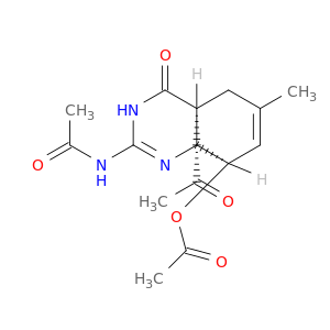 Acetamide,N-[8a-acetyl-8-(acetyloxy)-1,4,4a,5,8,8a-hexahydro-6-methyl-4-oxo-2-quinazolinyl]-,(4aa,8b,8aa)- (9CI)