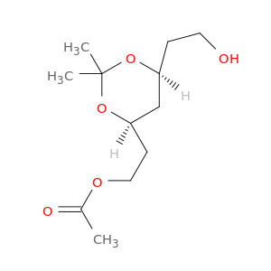 1,3-Dioxane-4,6-diethanol, 2,2-dimethyl-, monoacetate, (4S,6R)-