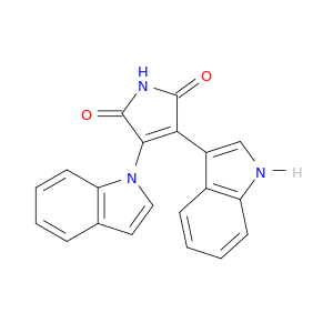 1H-Pyrrole-2,5-dione, 3-(1H-indol-1-yl)-4-(1H-indol-3-yl)-
