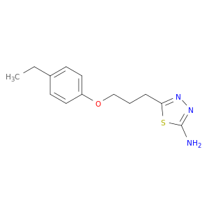 1,3,4-Thiadiazol-2-amine, 5-[3-(4-ethylphenoxy)propyl]-