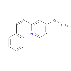 Pyridine, 4-methoxy-2-[(1Z)-2-phenylethenyl]-