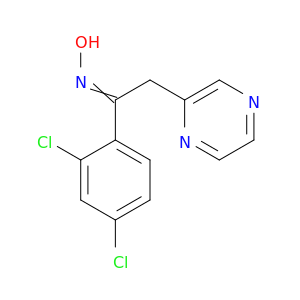 Ethanone, 1-(2,4-dichlorophenyl)-2-pyrazinyl-, oxime