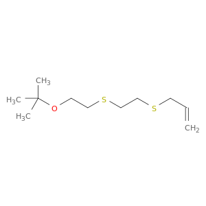 1-Propene, 3-[[2-[[2-(1,1-dimethylethoxy)ethyl]thio]ethyl]thio]-