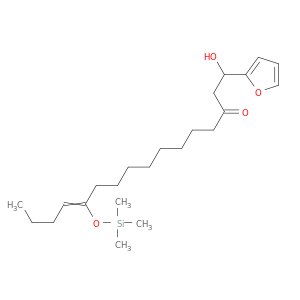 12-Hexadecen-3-one, 1-(2-furanyl)-1-hydroxy-12-[(trimethylsilyl)oxy]-