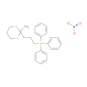 Phosphonium, [3-(2-methyl-1,3-dithian-2-yl)propyl]triphenyl-, nitrate