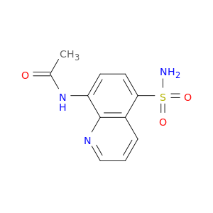 Acetamide, N-[5-(aminosulfonyl)-8-quinolinyl]-