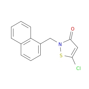 3(2H)-Isothiazolone, 5-chloro-2-(1-naphthalenylmethyl)-