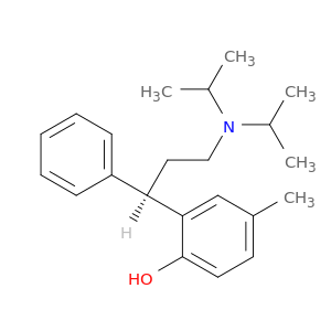 托特罗定,(R)-2-[3-(二异丙胺基)-1-苯丙基]-4-甲基苯酚