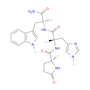 L-Tryptophanamide, 5-oxo-L-prolyl-L-histidyl-