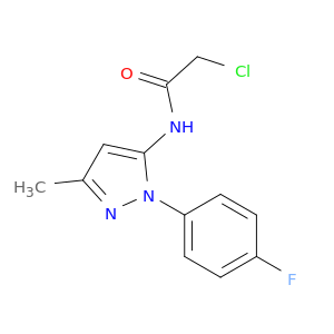 2-Chloro-N-[1-(4-fluorophenyl)-3-methyl-1H-pyrazol-5-yl]acetamide