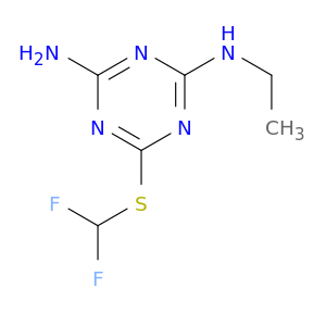 1,3,5-Triazine-2,4-diamine,6-[(difluoromethyl)thio]-N2-ethyl-