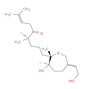 (6R)-9-[(2S,3R)-3-hydroxy-6-(2-hydroxyethylidene)-2-methyl-oxepan-2-yl]-2,6-dimethyl-non-2-en-5-one