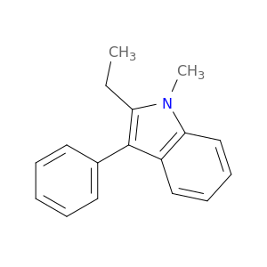 1H-Indole, 2-ethyl-1-methyl-3-phenyl-