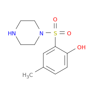 4-Methyl-2-(piperazine-1-sulfonyl)phenol
