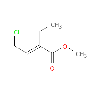 2-Butenoic acid, 4-chloro-2-ethyl-, methyl ester, (2E)-