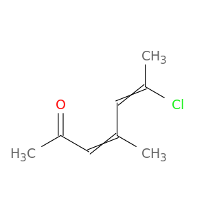 3,5-Heptadien-2-one, 6-chloro-4-methyl-