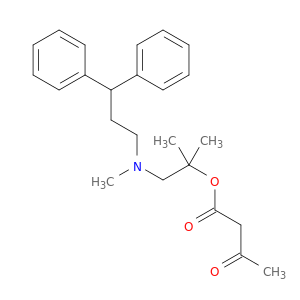 丁酸, 3-氧代-,2-[(3,3-二苯基丙基)甲氨基]-1,1-二甲基乙基 酯