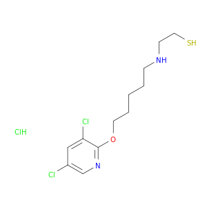 2-({5-[(3,5-dichloropyridin-2-yl)oxy]pentyl}amino)ethanethiol hydrochloride(1:1)