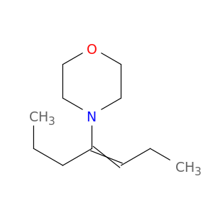 Morpholine, 4-(1-propyl-1-butenyl)-