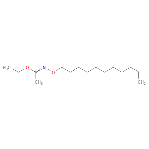 Ethanimidic acid, N-(10-undecenyloxy)-, ethyl ester