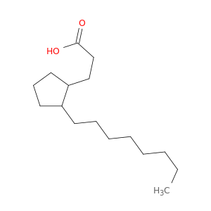 Cyclopentanepropanoicacid, 2-octyl-