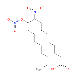 Octadecanoic acid, 9-nitro-10-(nitrooxy)-
