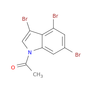 1H-Indole, 1-acetyl-3,4,6-tribromo-