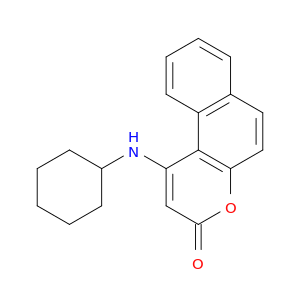 3H-Naphtho[2,1-b]pyran-3-one, 1-(cyclohexylamino)-