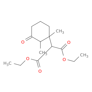 Propanedioic acid, (1,2-dimethyl-3-oxocyclohexyl)-, diethyl ester