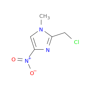 1H-Imidazole, 2-(chloromethyl)-1-methyl-4-nitro-