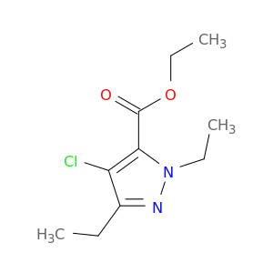 4-CHLORO-1,3-DIETHYL-1H-PYRAZOLE-5-CARBOXYLIC ACID ETHYL ESTER