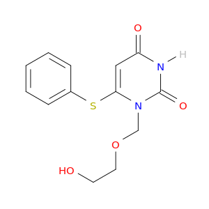 2,4(1H,3H)-Pyrimidinedione,1-[(2-hydroxyethoxy)methyl]-6-(phenylthio)-