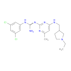 1-(3,5-dichlorophenyl)-2-(4-{[(1-ethylpyrrolidin-3-yl)methyl]amino}-6-methylpyrimidin-2-yl)guanidine