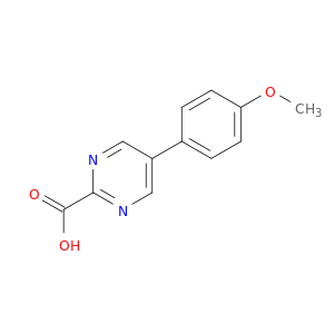 2-Pyrimidinecarboxylic acid, 5-(4-methoxyphenyl)-