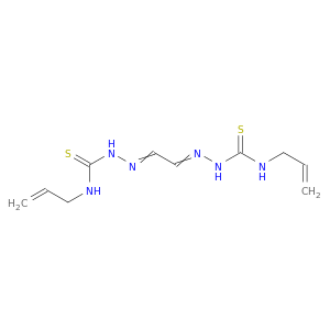 3-prop-2-enyl-1-[2-(prop-2-enylthiocarbamoylhydrazinylidene)ethylideneamino]thiourea