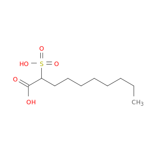 Decanoic acid, 2-sulfo-