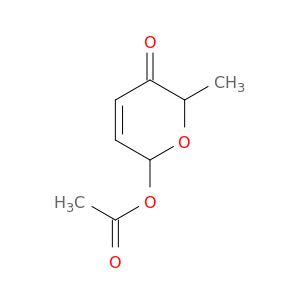 2H-Pyran-3(6H)-one, 6-(acetyloxy)-2-methyl-