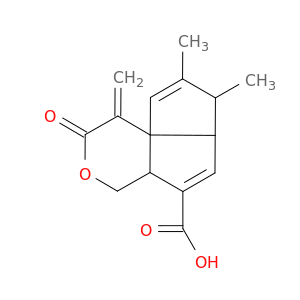6,7-dimethyl-4-methylidene-3-oxo-1,3,4,7,7a,9a-hexahydropentaleno[1,6a-c]pyran-9-carboxylic acid