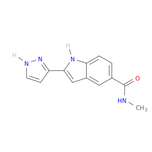1H-Indole-5-carboxamide, N-methyl-2-(1H-pyrazol-3-yl)-