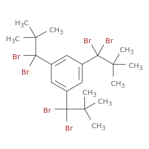 Benzene, 1,3,5-tris(1,1-dibromo-2,2-dimethylpropyl)-