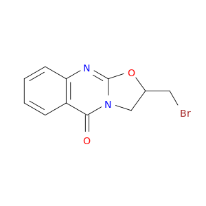 5H-Oxazolo[2,3-b]quinazolin-5-one, 2-(bromomethyl)-2,3-dihydro-